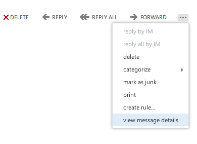 drop down menu