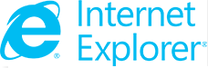 screenshot of the IE logo