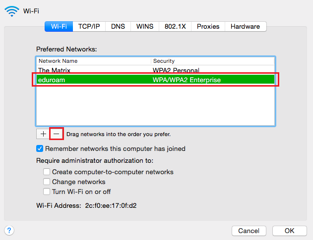 Wifi Network Selection