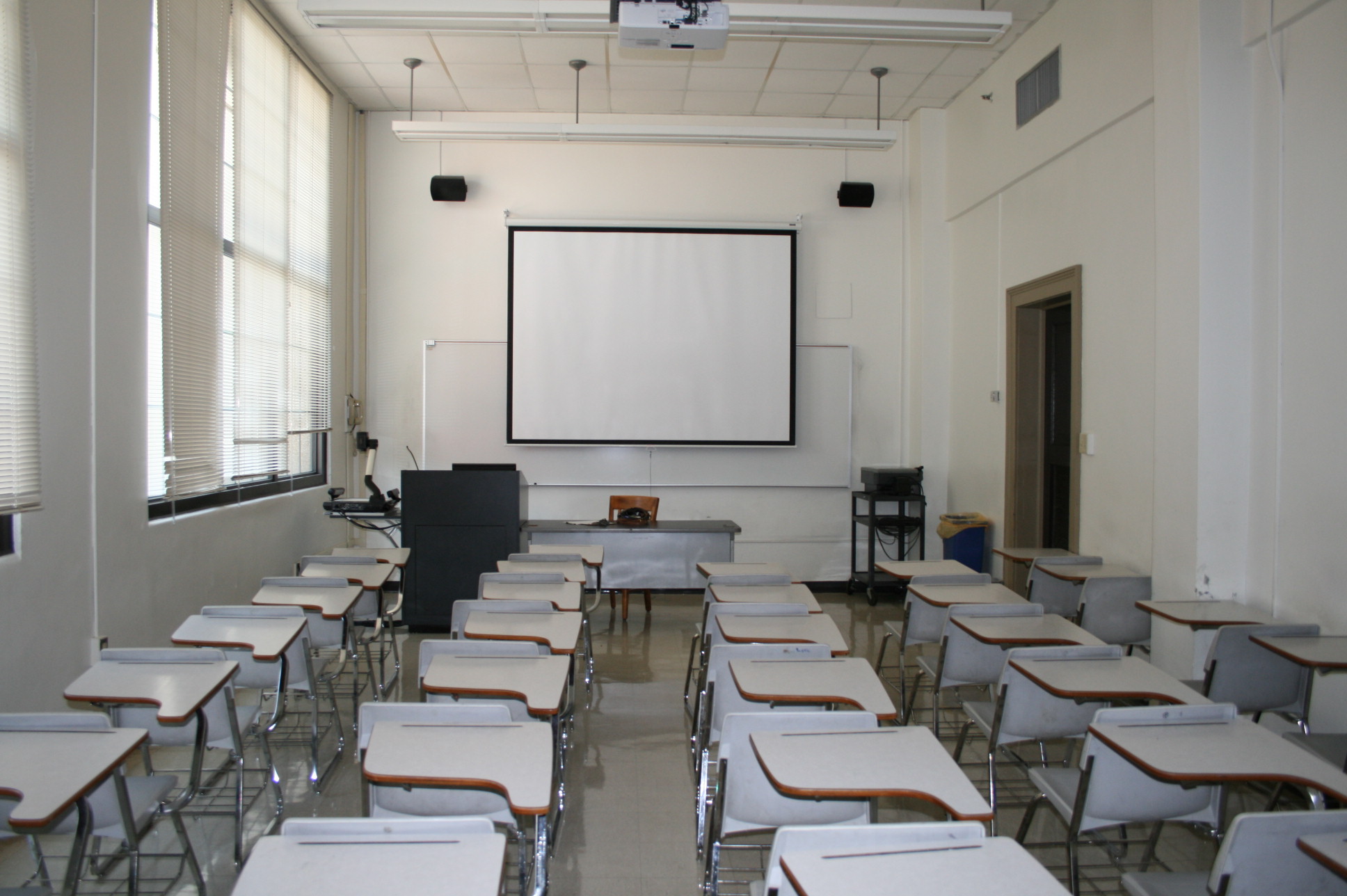 Coates 109 from the back of the classroom