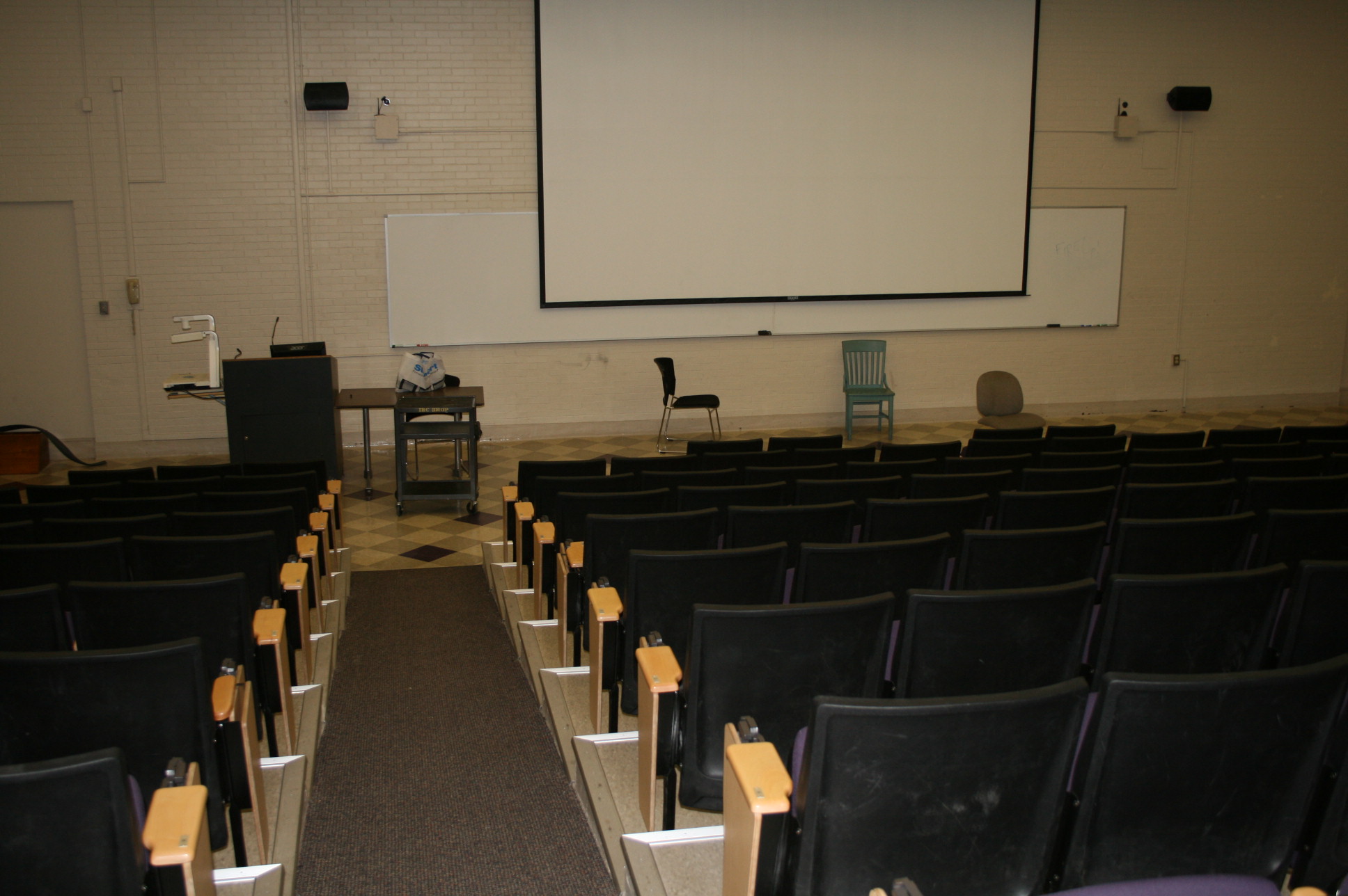 view from the back of the classroom