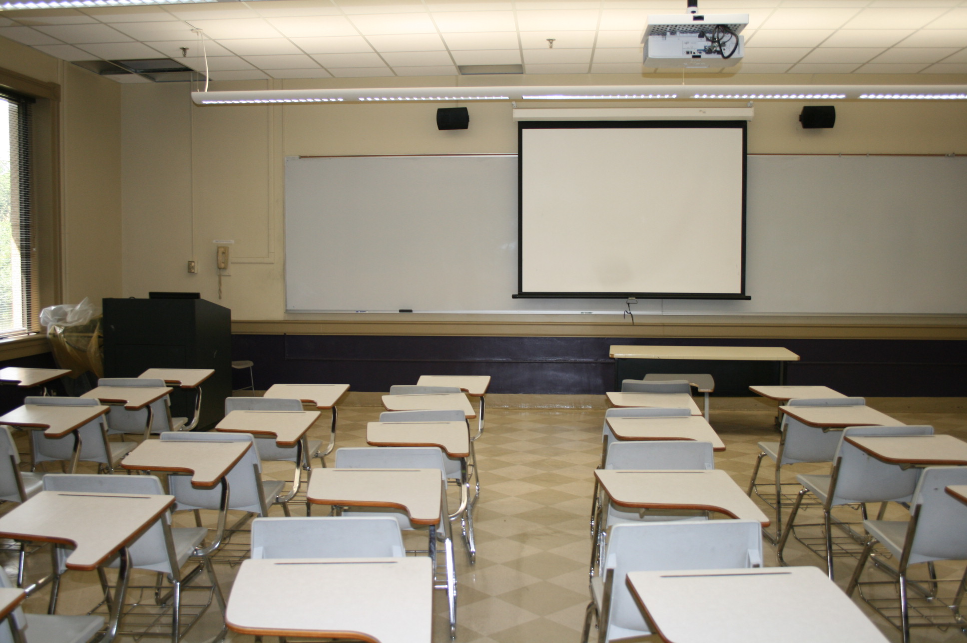 view from back of classroom