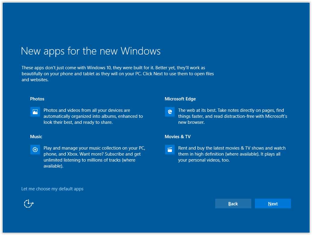 New apps for the new windows screen