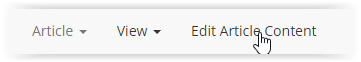  the Edit Article Content button.