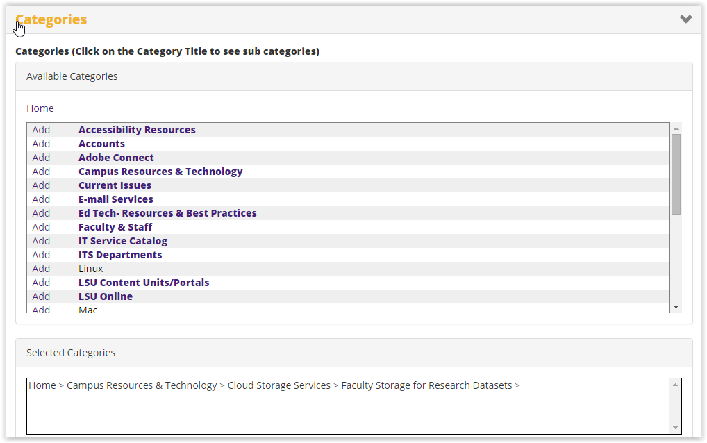 Grok Article Edit Categories