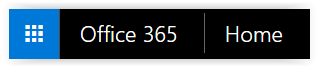 the Office 365 button