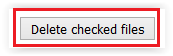  the Delete checked files button.