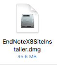 Endnote installaton file