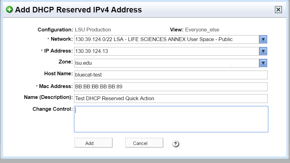 adding IP address to bluecat widget step 4