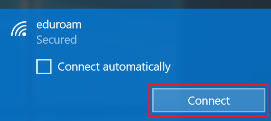 Connect button