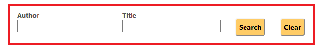 Author and Title fieldboxes