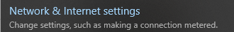 Network & Internet Settings