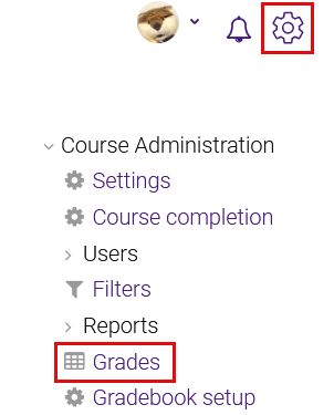 grade settings select SNAP