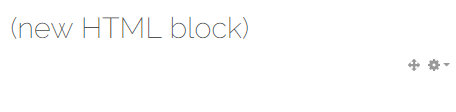 HTML block