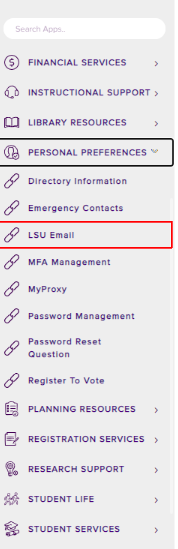 LSU Email