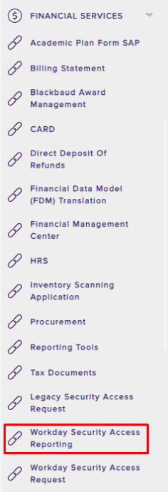Workday Security Access Reporting link