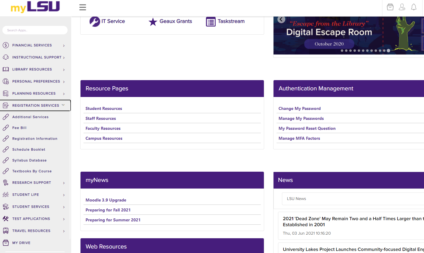 Registration Services overview