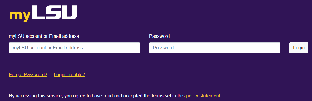 myLSU login