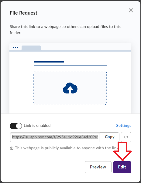 Edit button highlighted